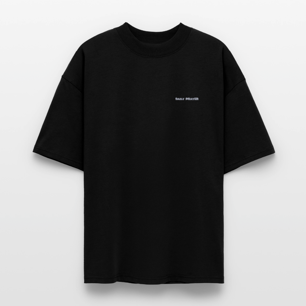 DAILY PRAYER Boxy Tee Night - Schwarz