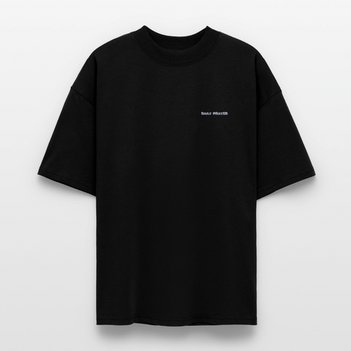 DAILY PRAYER Boxy Tee Night - Schwarz