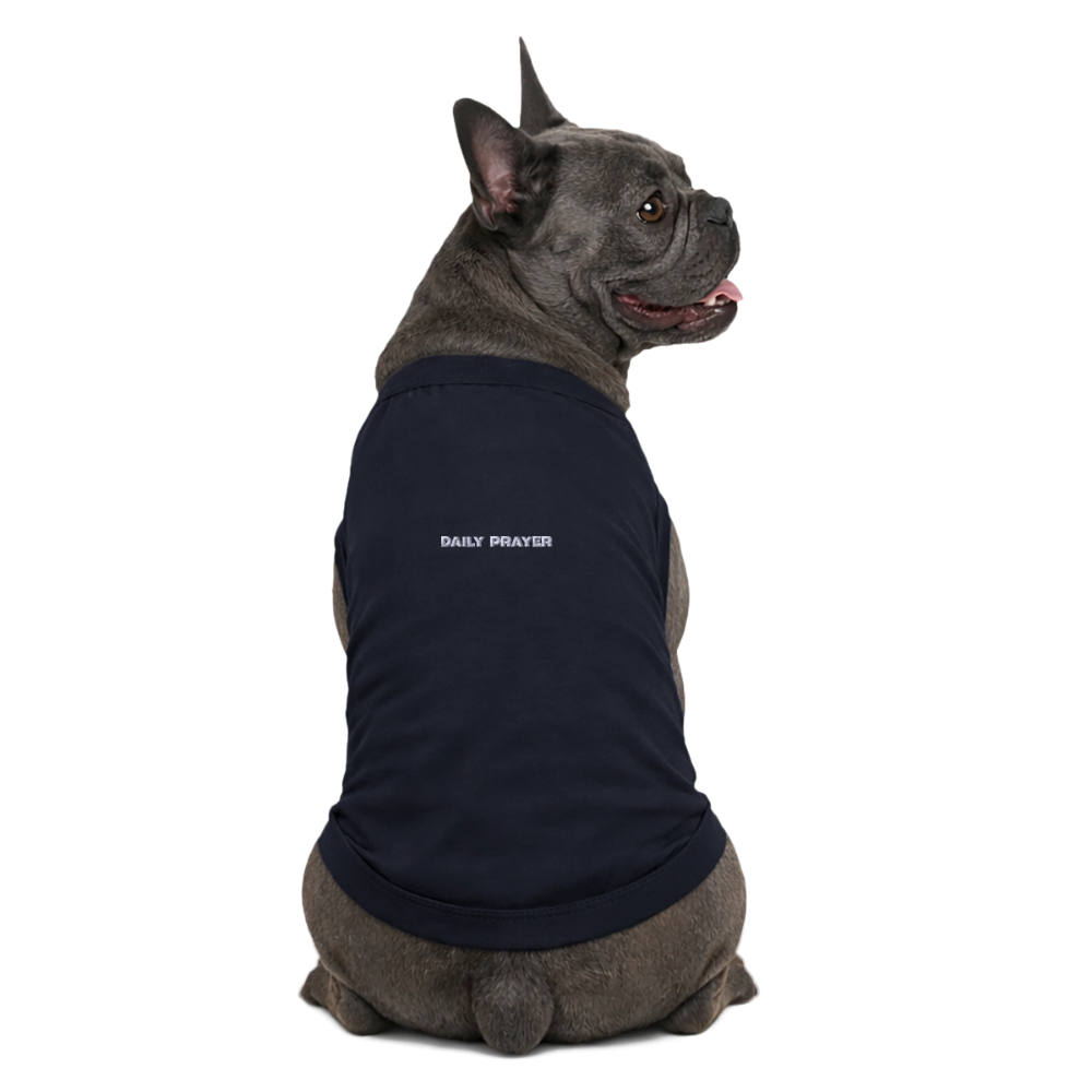 Premium Organic Hunde-T-Shirt - Navy