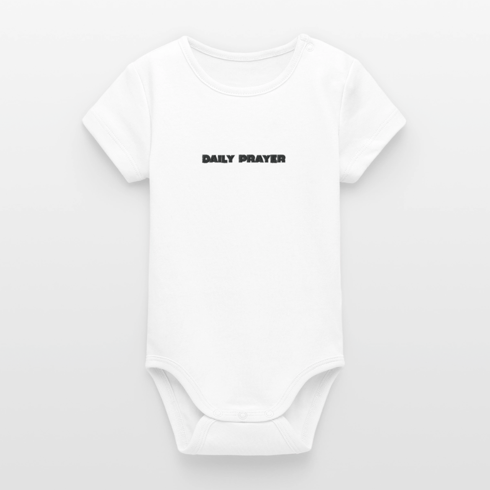 Baby Bio Kurzarm-Body - Weiß