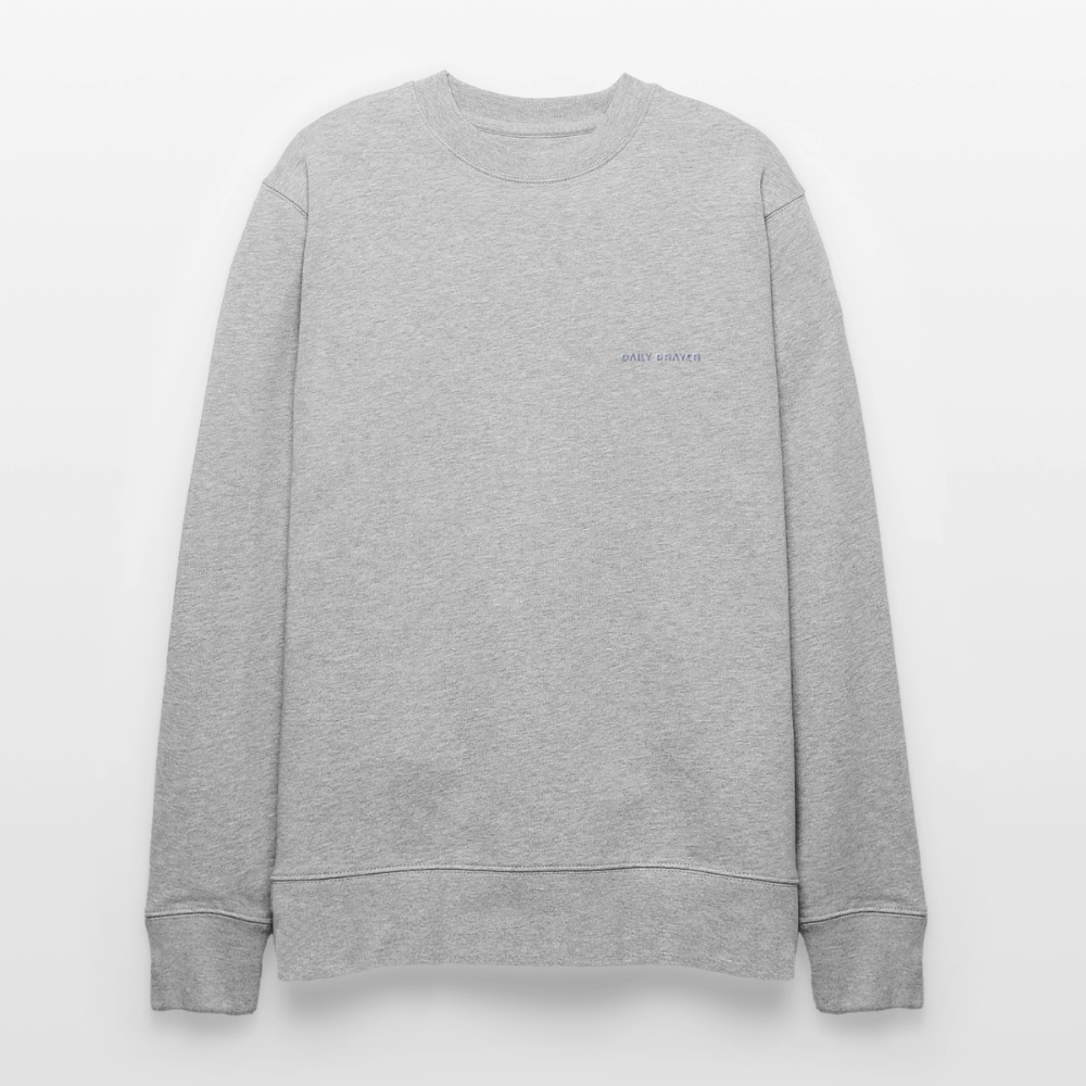 DAILY PRAYER Sweater - Grau meliert