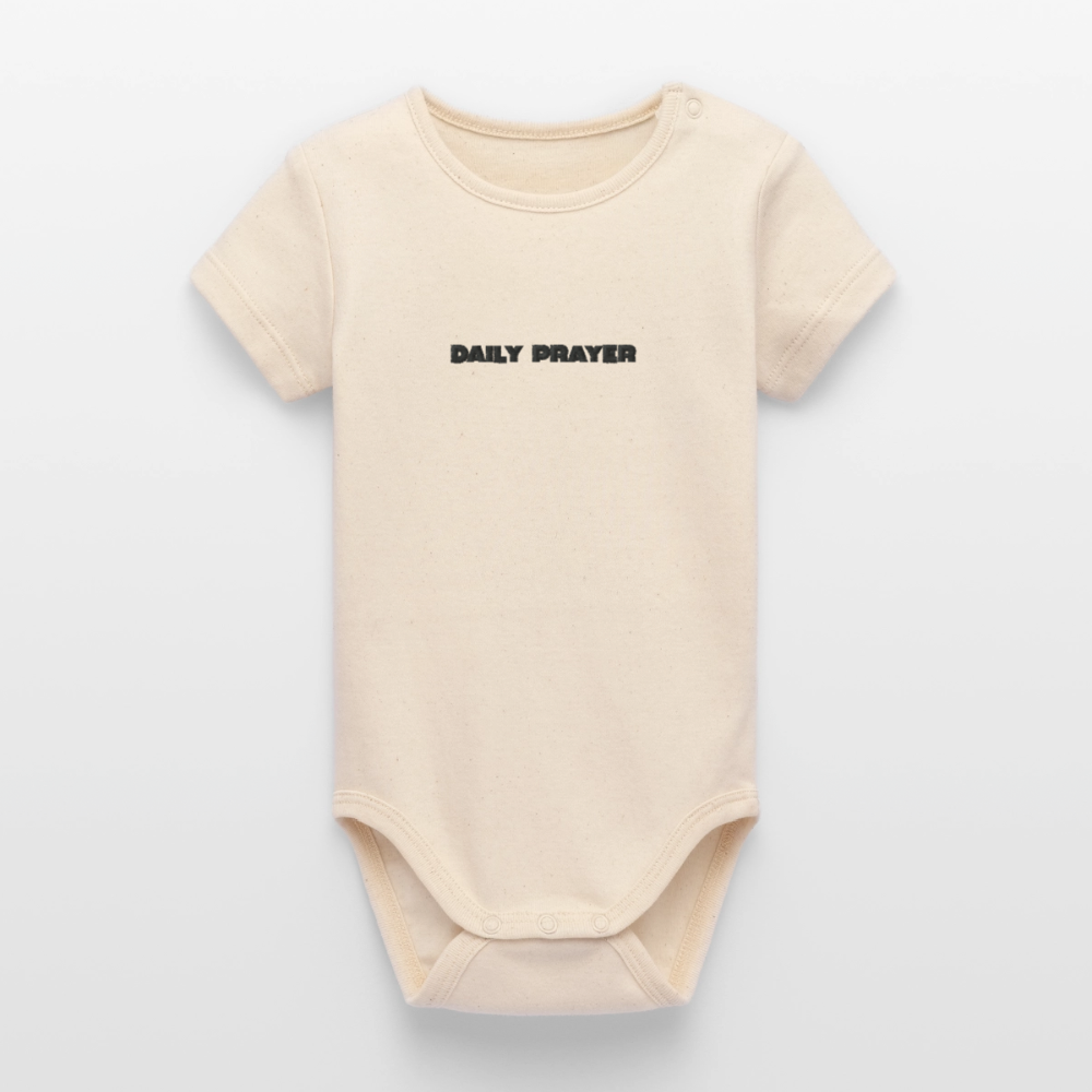 Baby Bio Kurzarm-Body - Natur