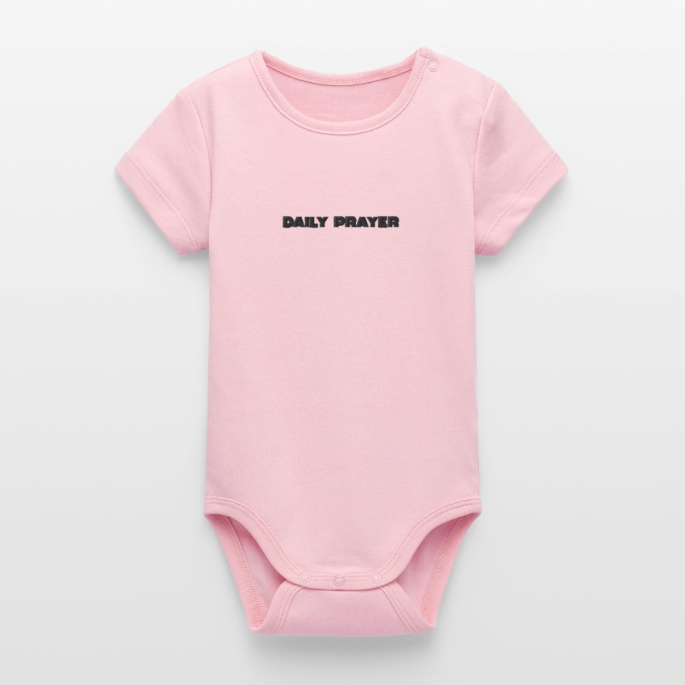 Baby Bio Kurzarm-Body - Hellrosa