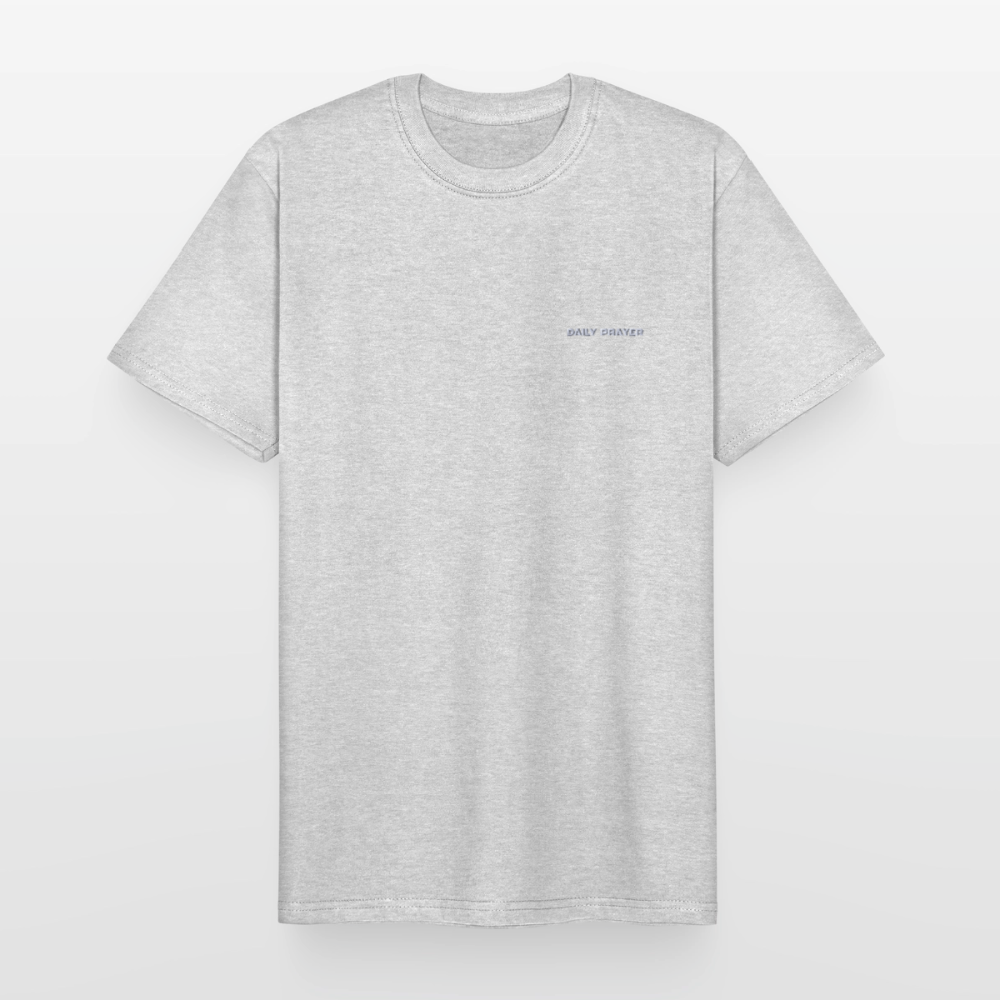 DAILY PRAYER Slim Fit Tee - Grau meliert