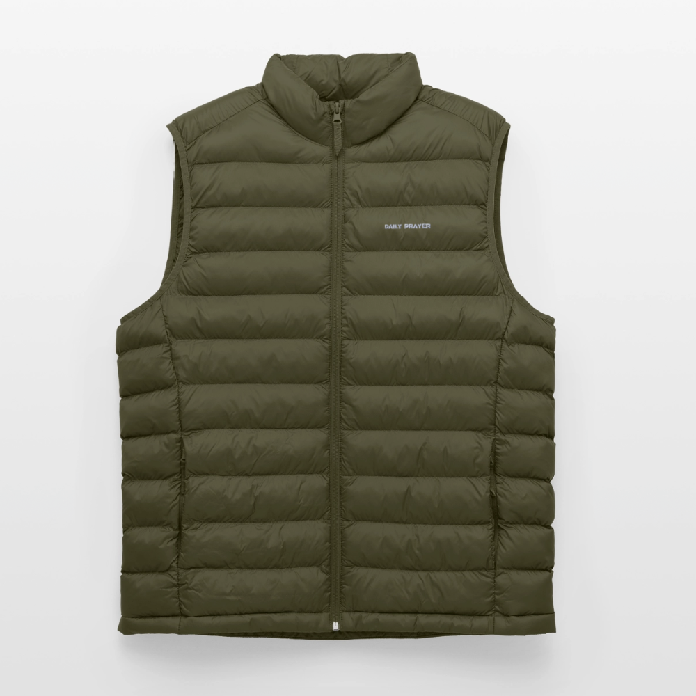 DAILY PRAYER Puffer-Vest - Khaki