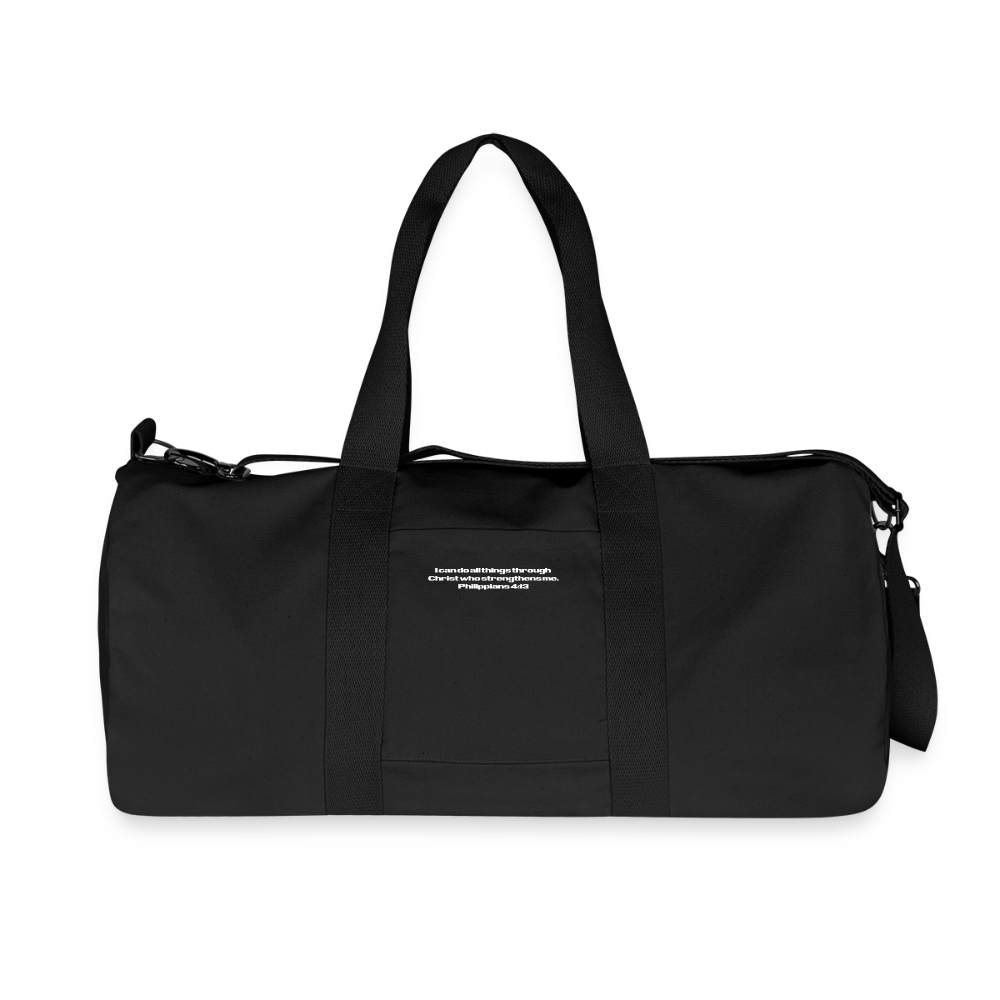 Philippians 4:13 Duffle Bag - Schwarz