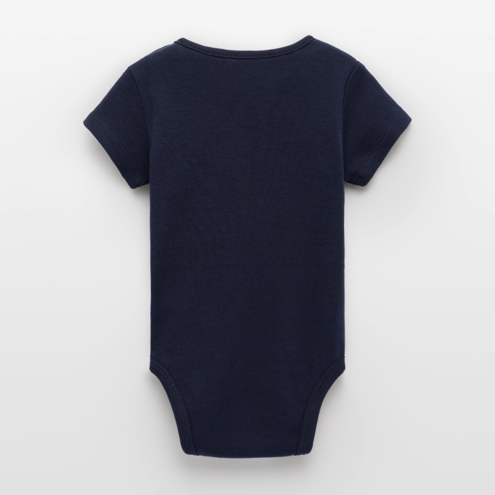 Baby Bio Kurzarm-Body - Navy