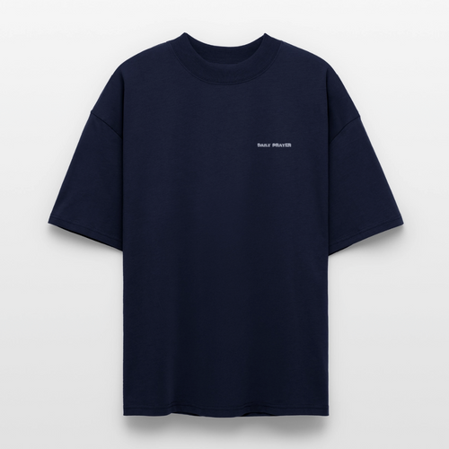DAILY PRAYER Boxy Tee Night - Navy