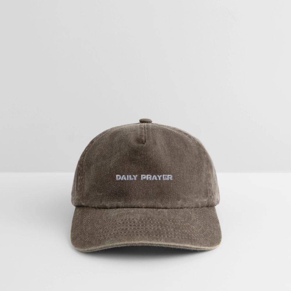 DAILY PRAYER Cap - Vintage Braun