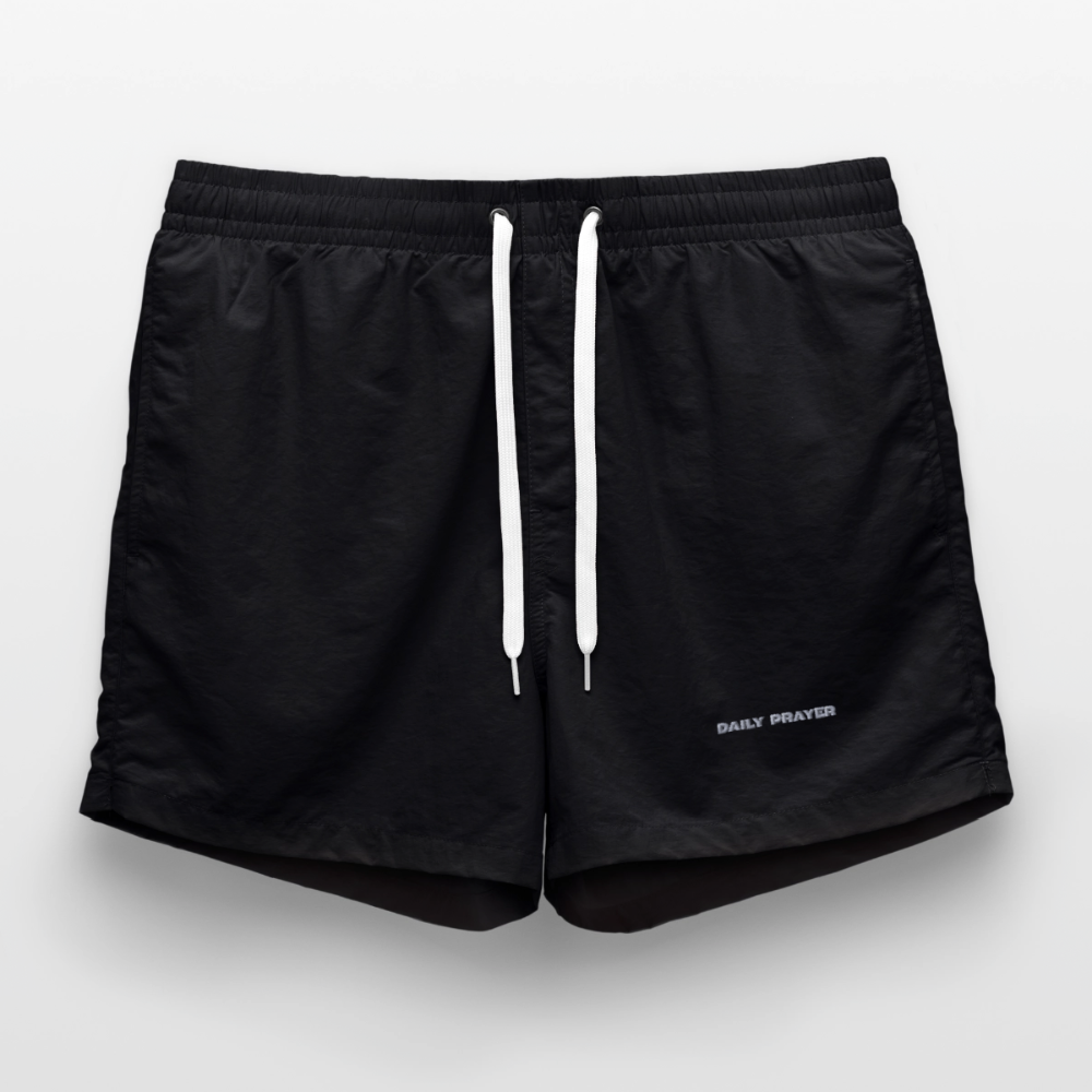 DAILY PRAYER Badeshorts - Schwarz
