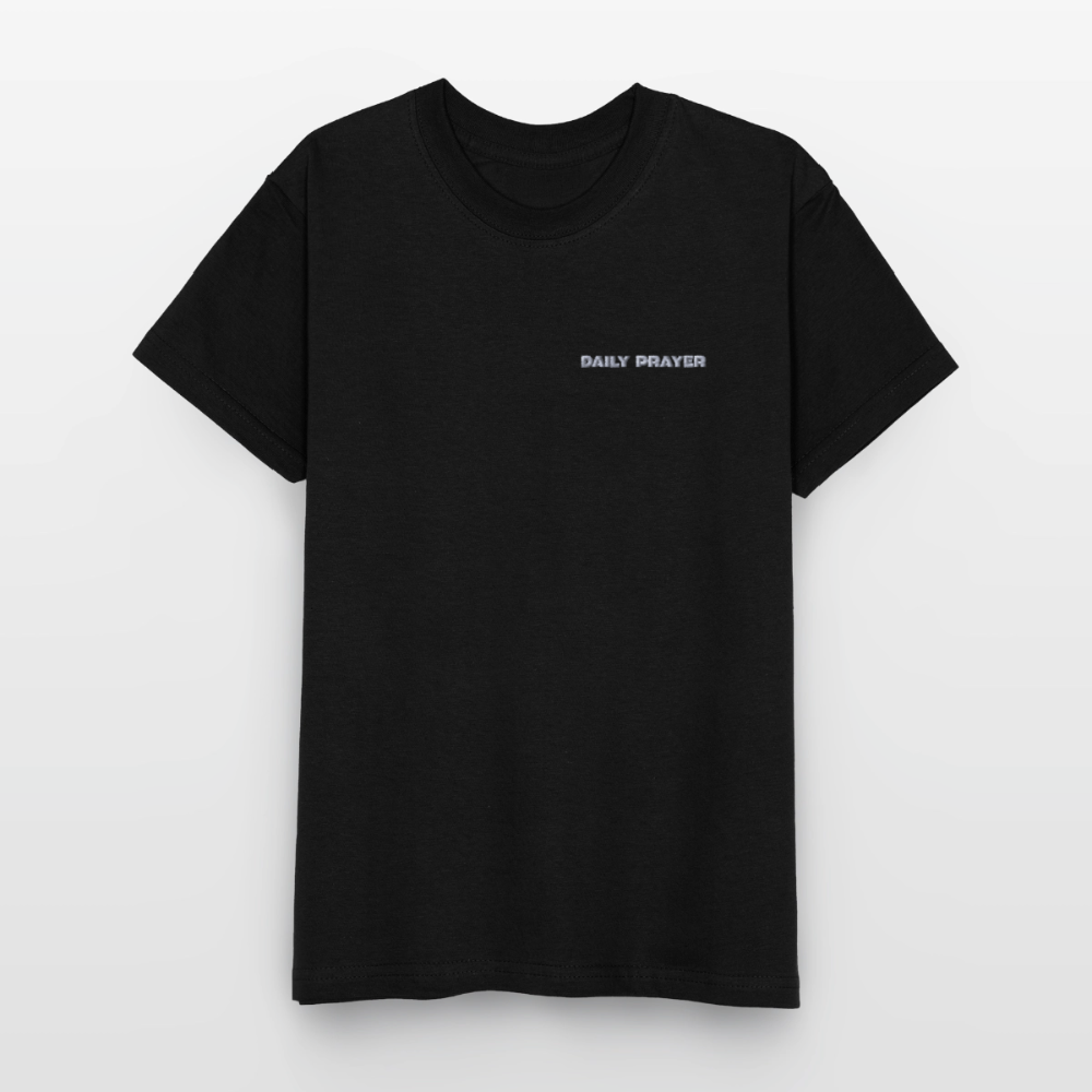 DAILY PRAYER Kinder T-Shirt - Schwarz