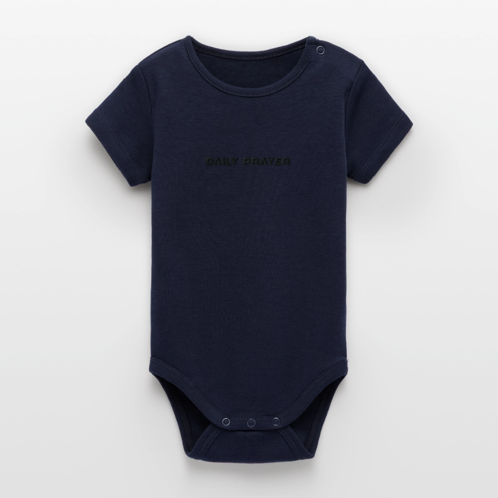 Baby Bio Kurzarm-Body - Navy