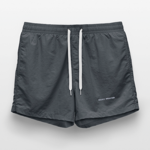 DAILY PRAYER Badeshorts - Anthrazit