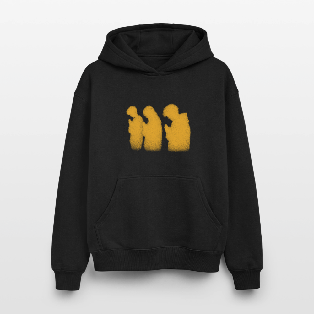 Prayer Hoodie Gold - Schwarz