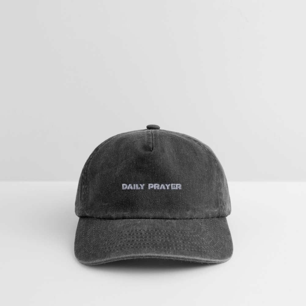DAILY PRAYER Cap - Vintage Schwarz