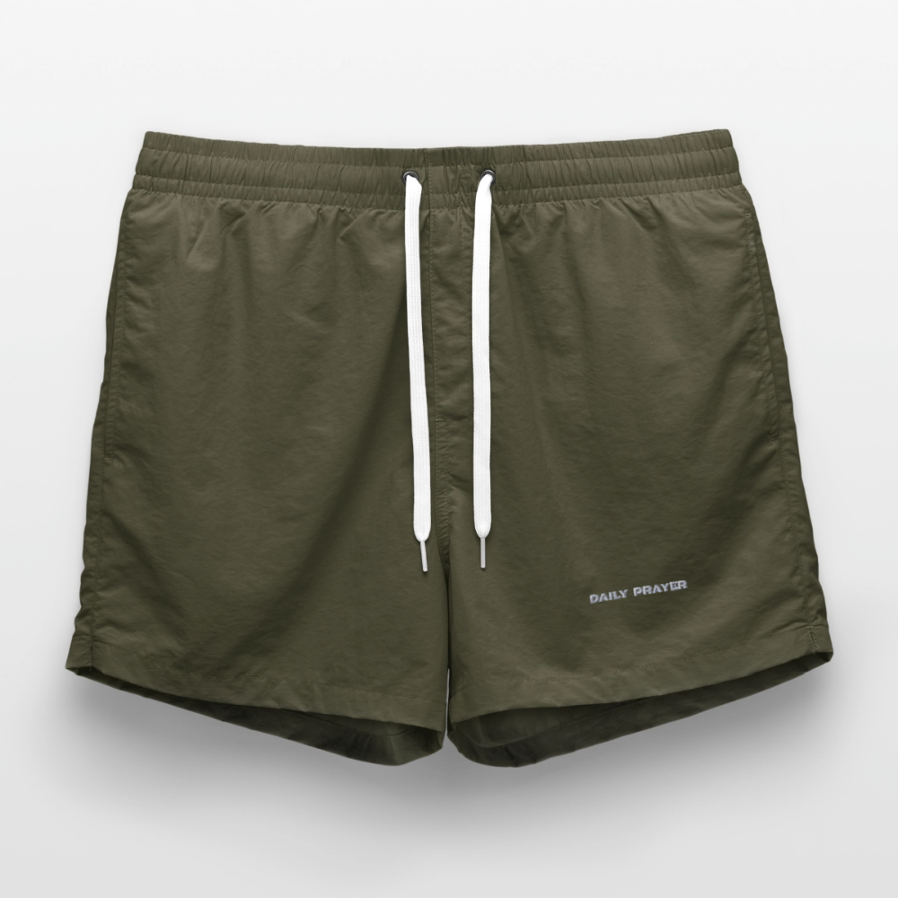DAILY PRAYER Badeshorts - Olive