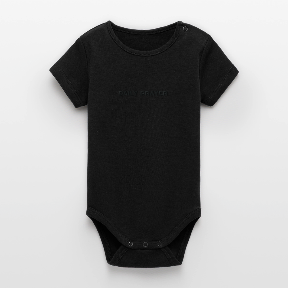 Baby Bio Kurzarm-Body - Schwarz