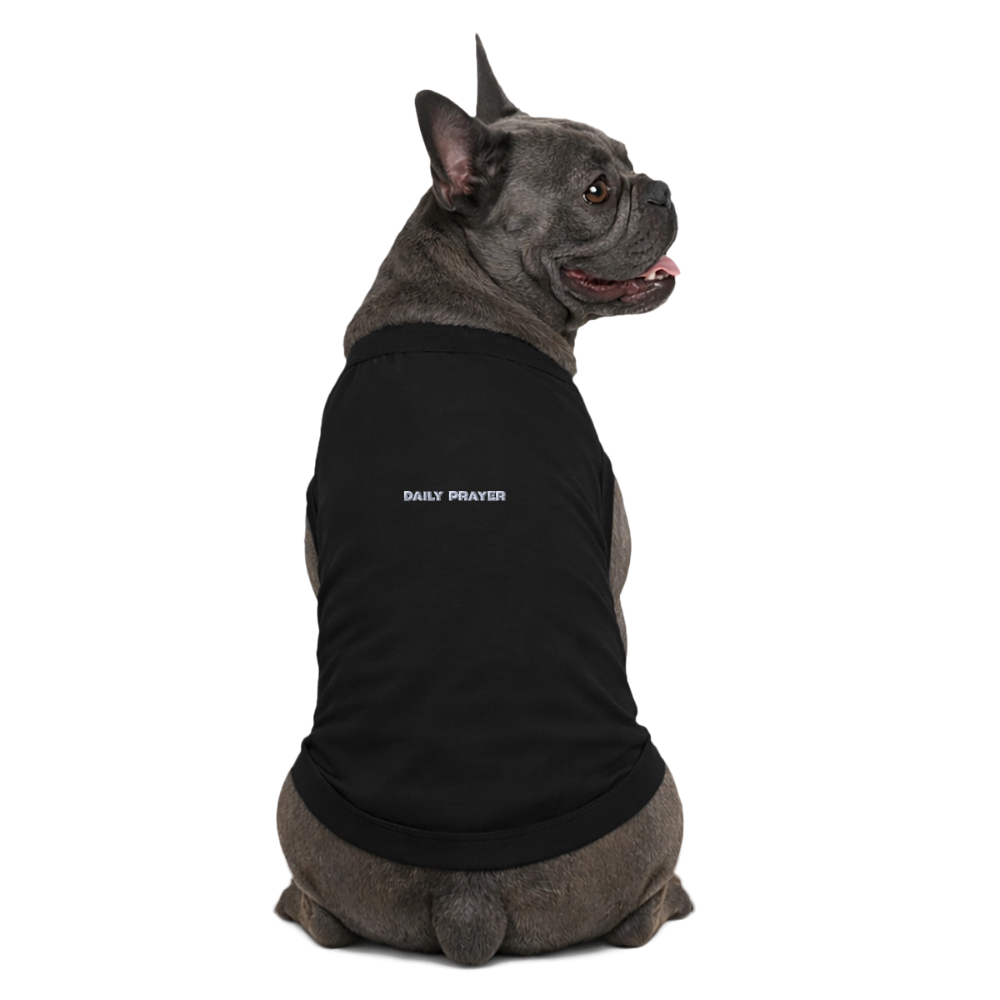 Premium Organic Hunde-T-Shirt - Schwarz
