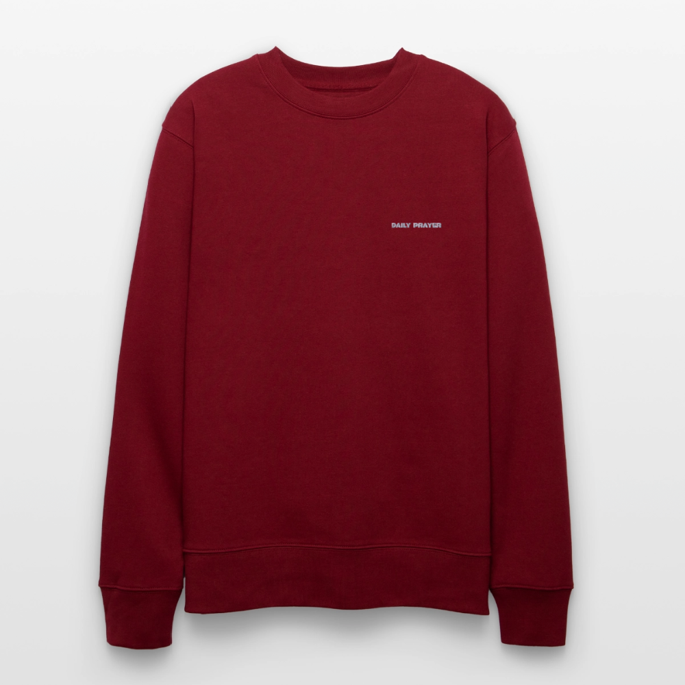 DAILY PRAYER Sweater - Burgunderrot