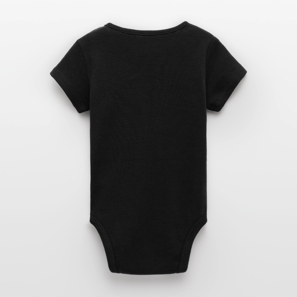 Baby Bio Kurzarm-Body - Schwarz