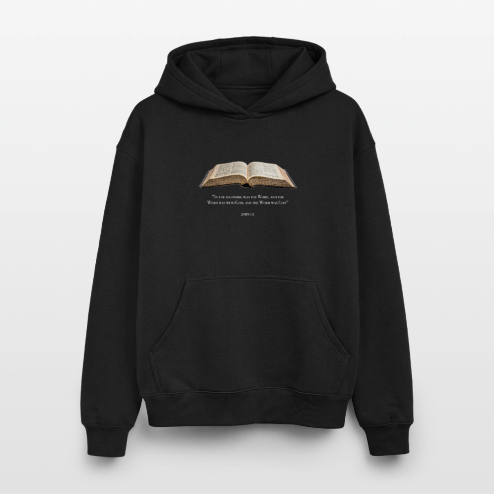 John 1:1 Hoodie - Schwarz