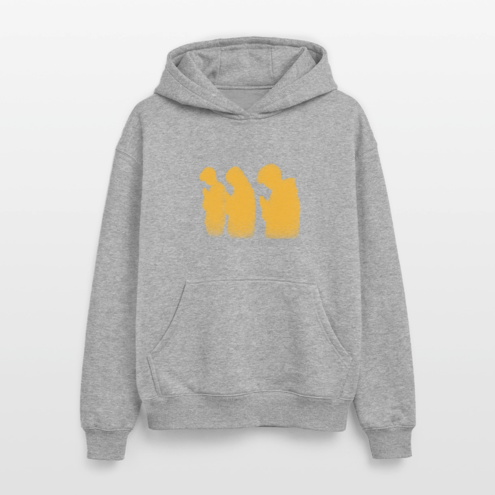 Prayer Hoodie Gold - Grau meliert
